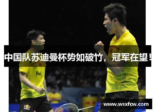 中国队苏迪曼杯势如破竹，冠军在望！